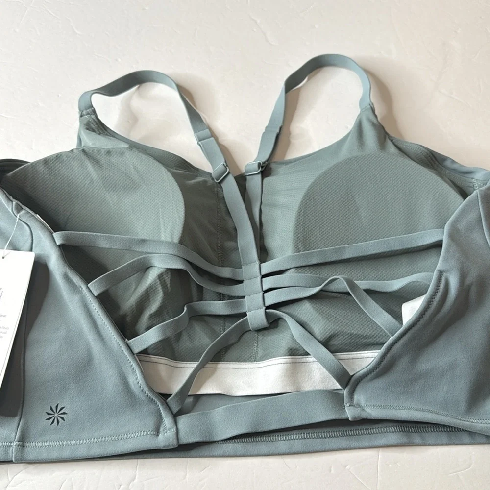 Athleta Elation Strappy Crop Top Sports Bra D - DD Size 1X - Picture 8 of 13